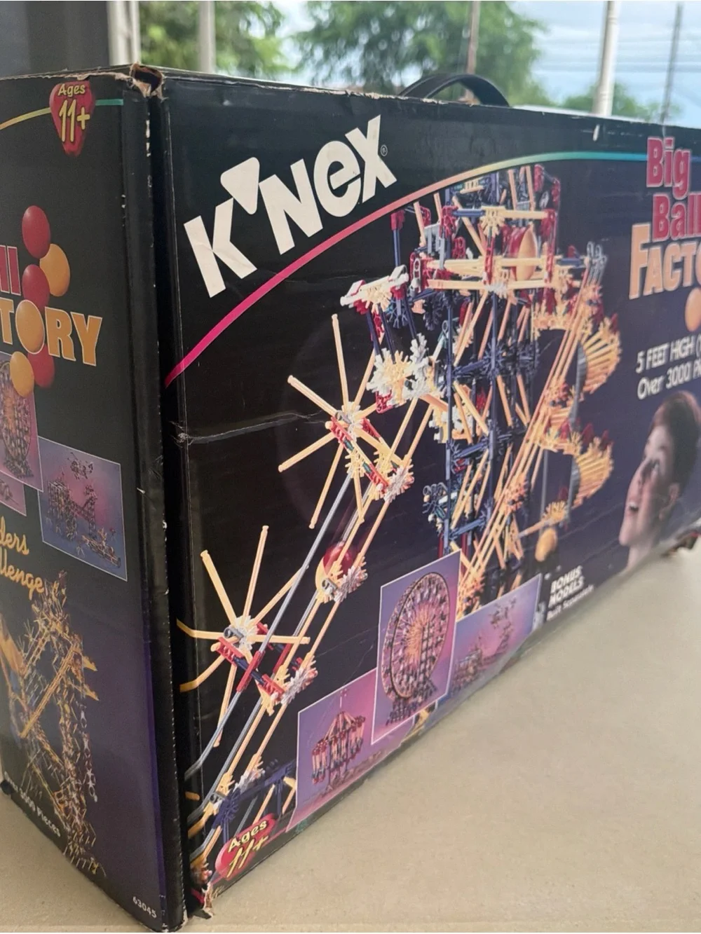 K’NEX Big Ball Factory 63045 Huge Parts Lot With Manuals